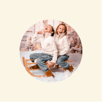 Reportage avec décor ( studio )